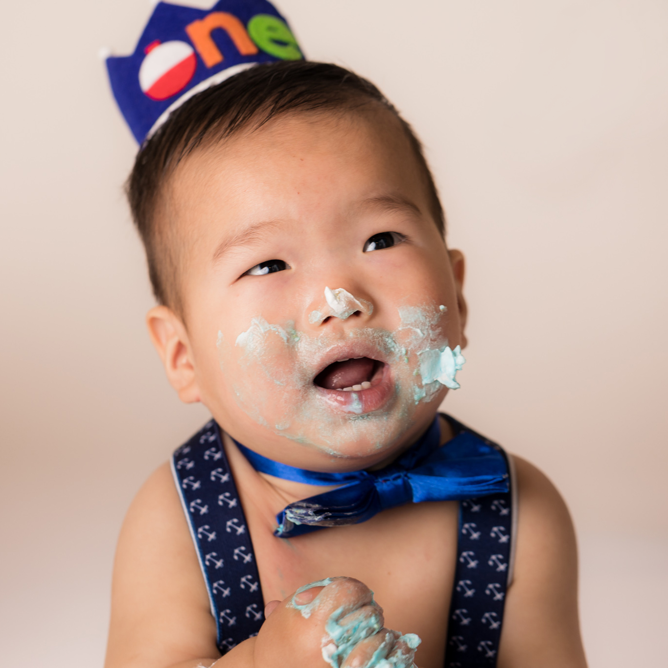 1-Year-Old Cake Smash | Baby Jameson | Line and Roots