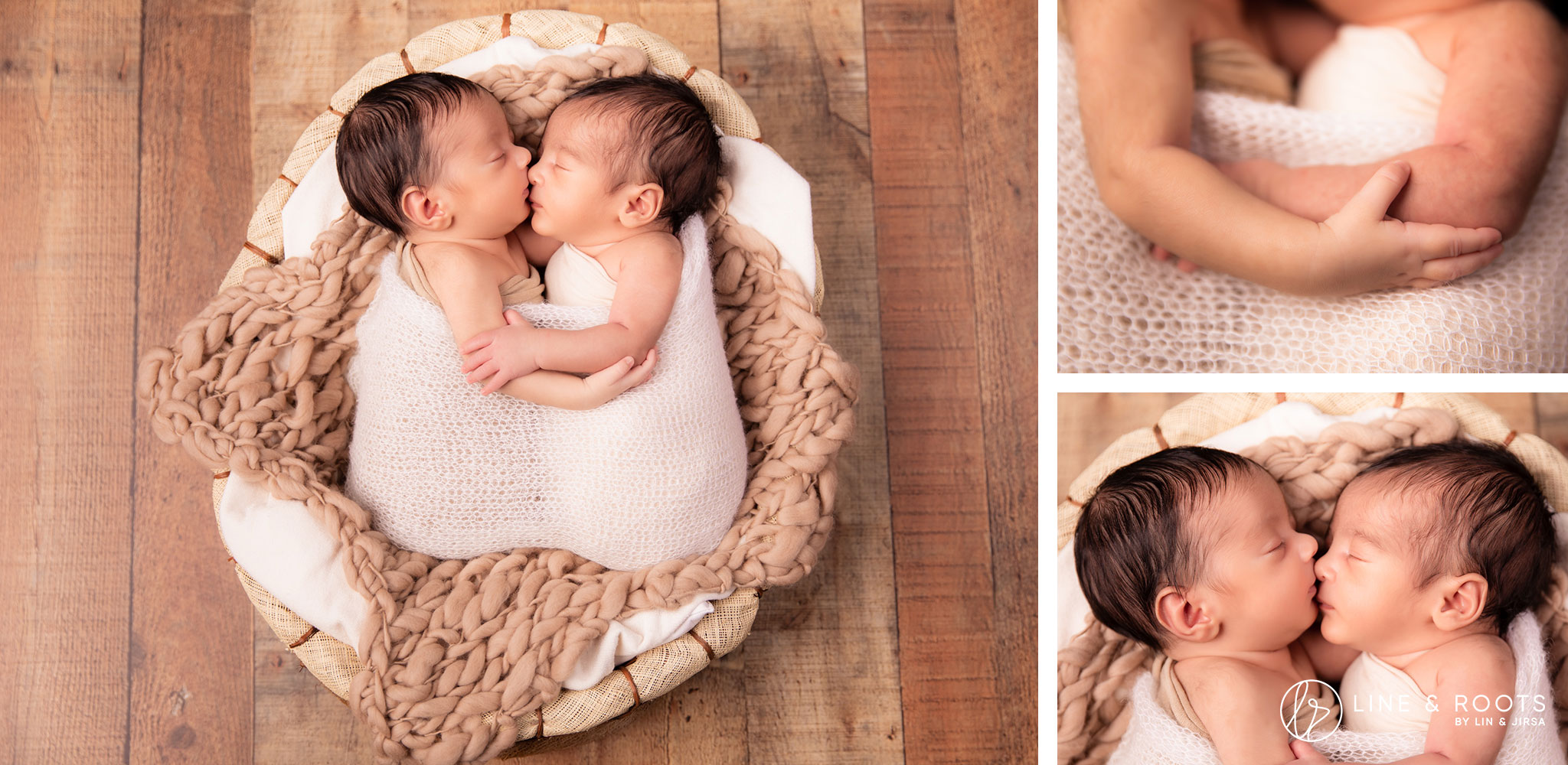 Orange County Newborn Twins Photography | Babies Ryan & Ayden | Line ...